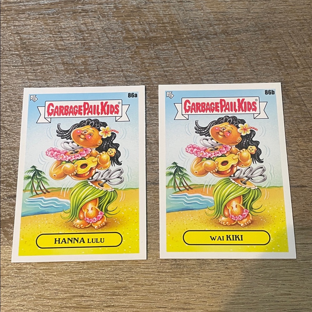✨10/$10 GPK SALE✨ Garbage Pail Kids GPK Go on Vacation Base 86a and 86b